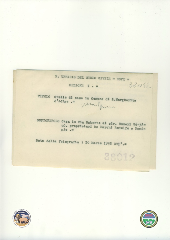 1938 03 10 Santa Margherita d&#039;Adige CROLLI DI CASE id_38012 2 retro